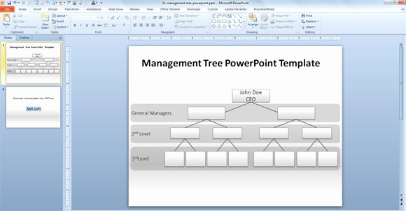 How to Make A Management Tree Template In Powerpoint From