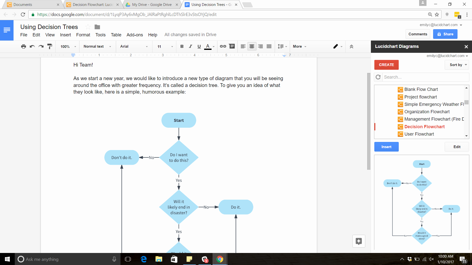 How to Make A Tree Diagram In Google Docs
