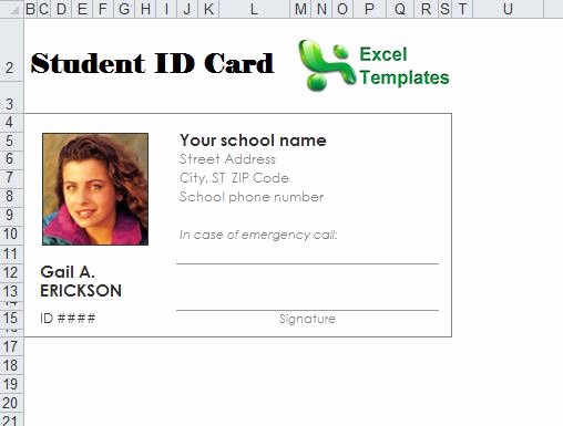 How to Make Id Card Using Excel 6 Best Id Card Creator