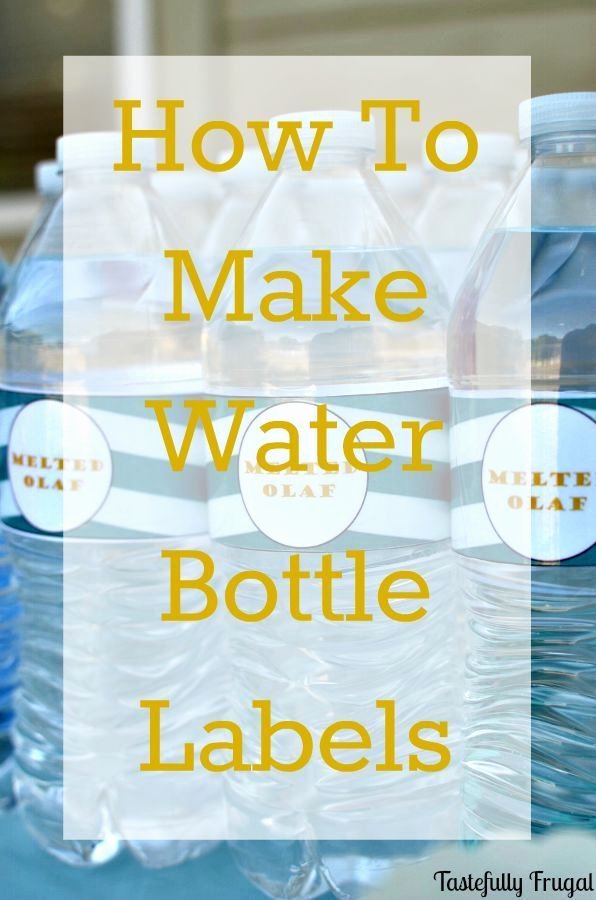 How to Make Water Bottle Labels In Word