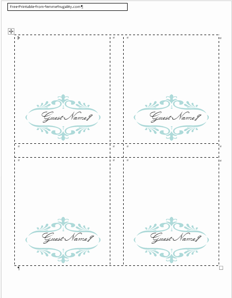 how to make your own place cards with word and picmonkey or just use my free template