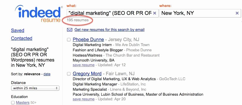 How to Use Indeed Resume Search