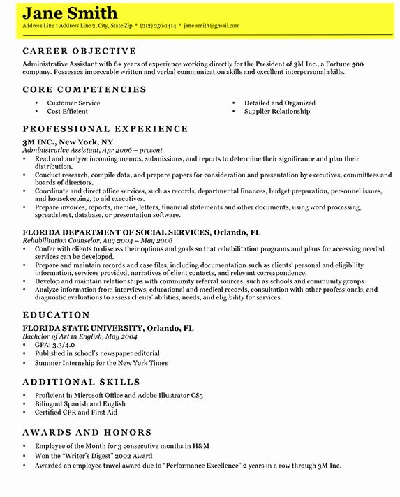 how to wright resume