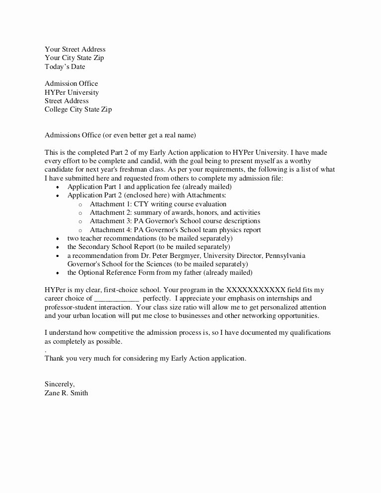 How to Write A Cover Letter for College Admission