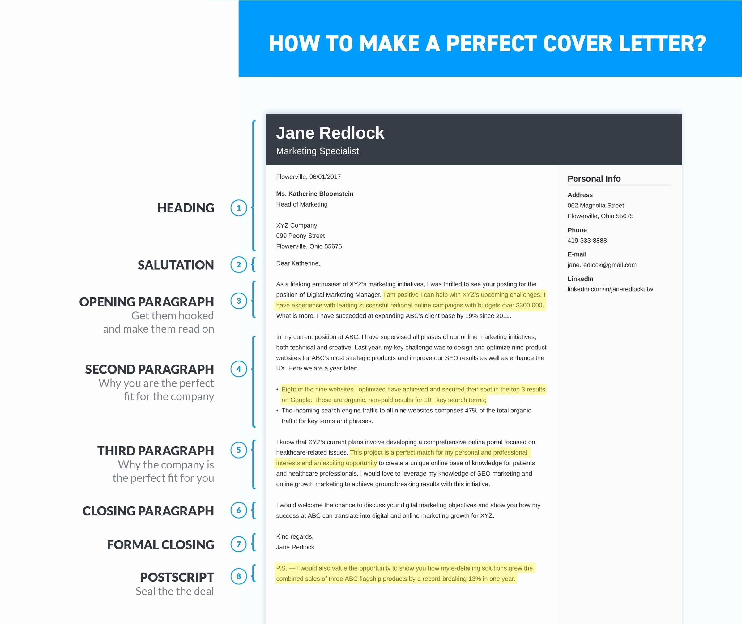 How to Write A Cover Letter In 8 Simple Steps 12 Examples