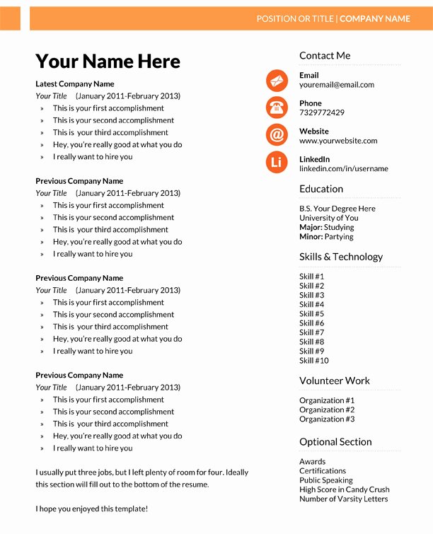 How to Write A Digital Marketing Resume From Basics to