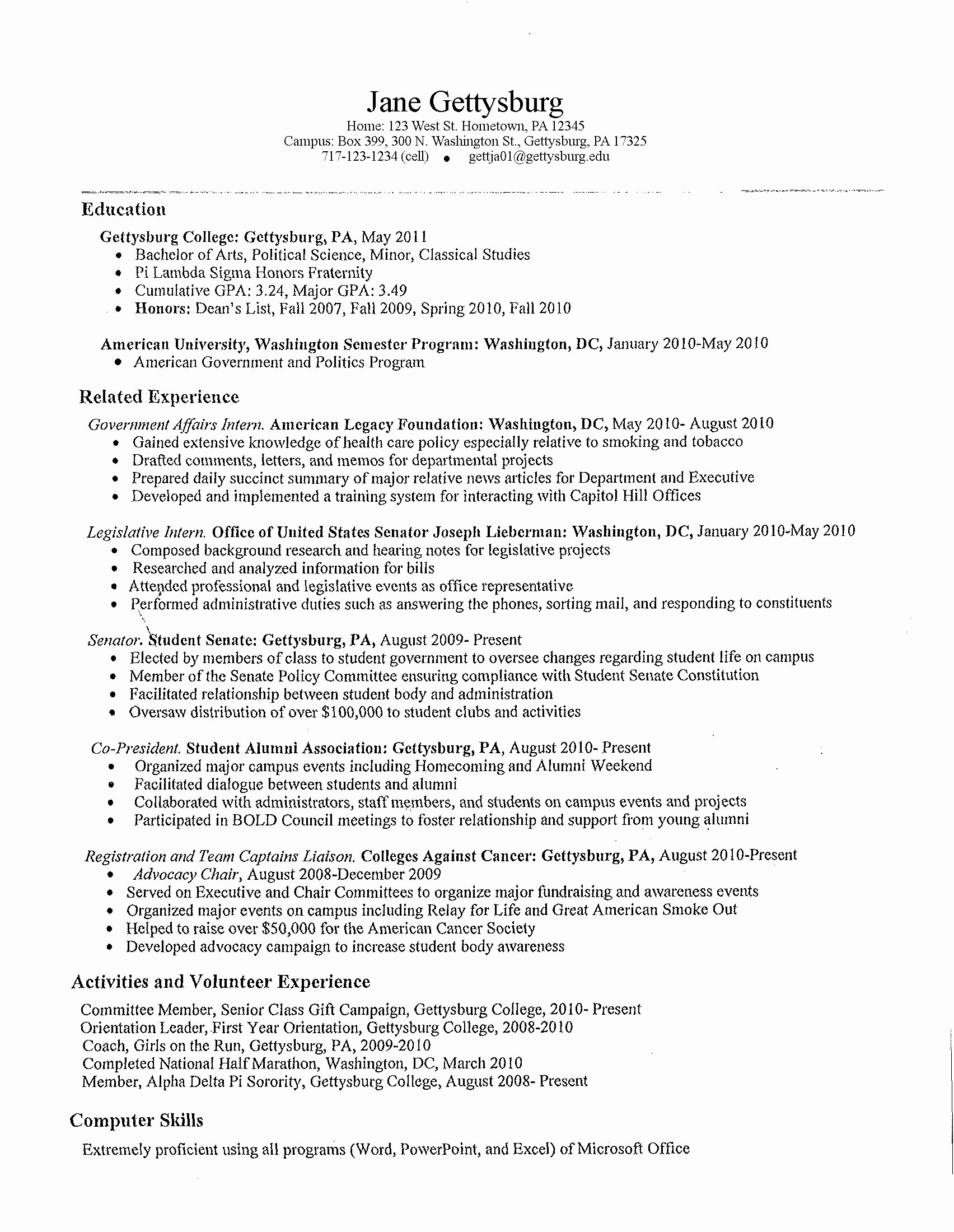 How to Write A First Resume Beautiful Resume for First Job