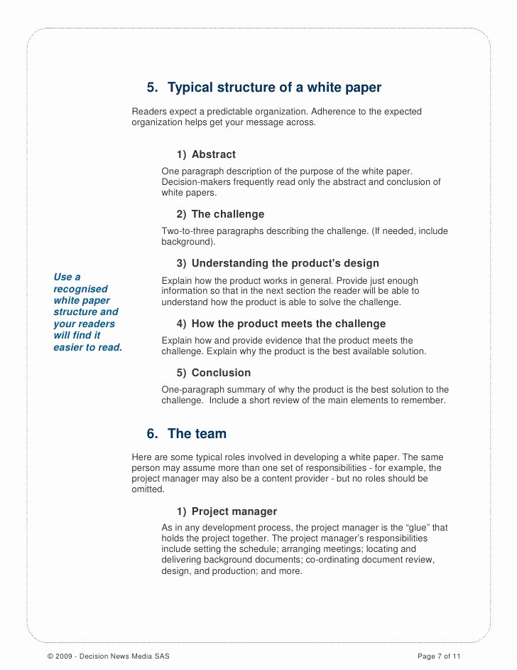 How to Write A Good White Paper