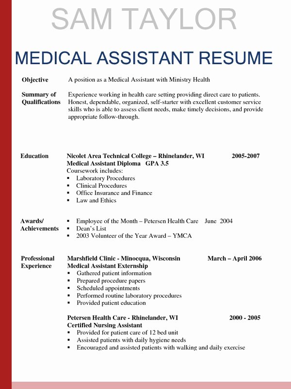 How to Write A Medical assistant Resume In 2016