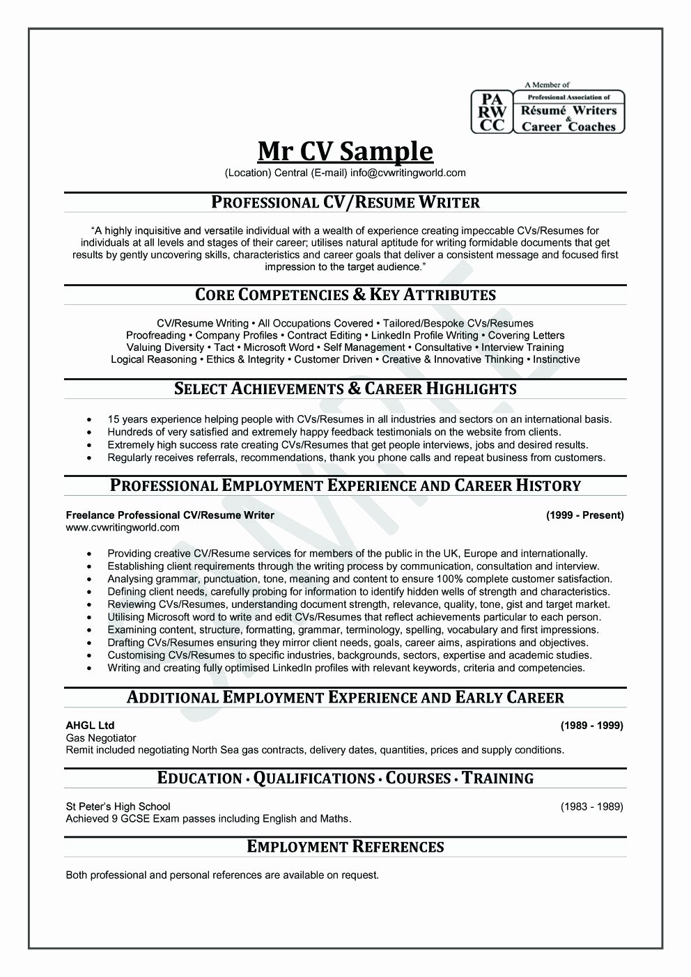 How to Write A Professional Resume