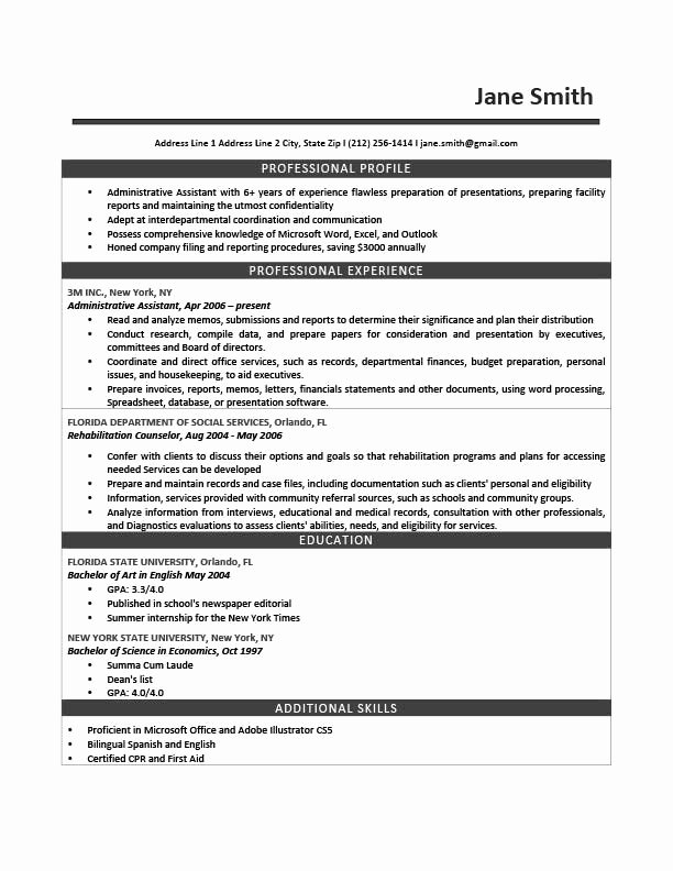 How to Write A Resume Profile Examples &amp; Writing Guide