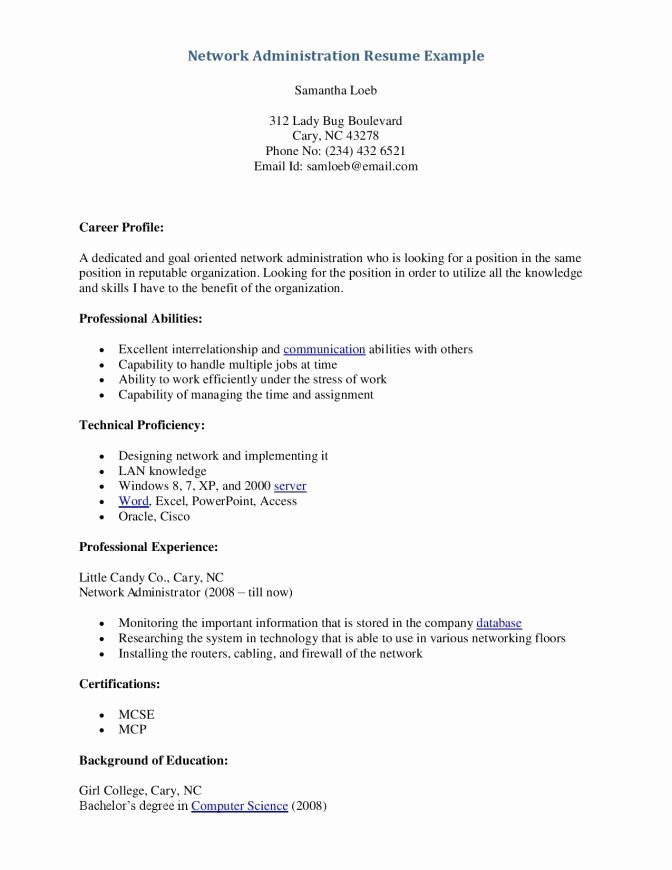 How to Write A Resume with Little No Job Experience No