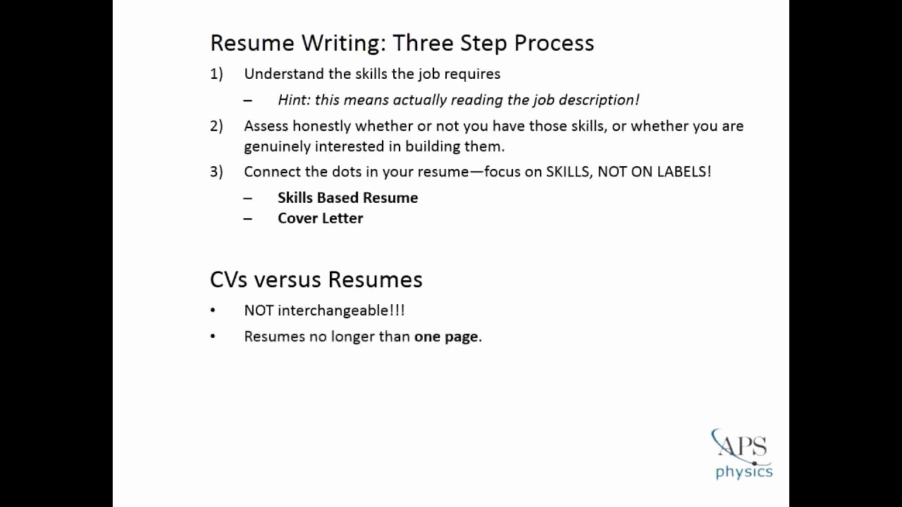 How to Write An Effective Resume