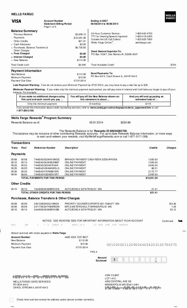 ilker kirmizi bankstatement