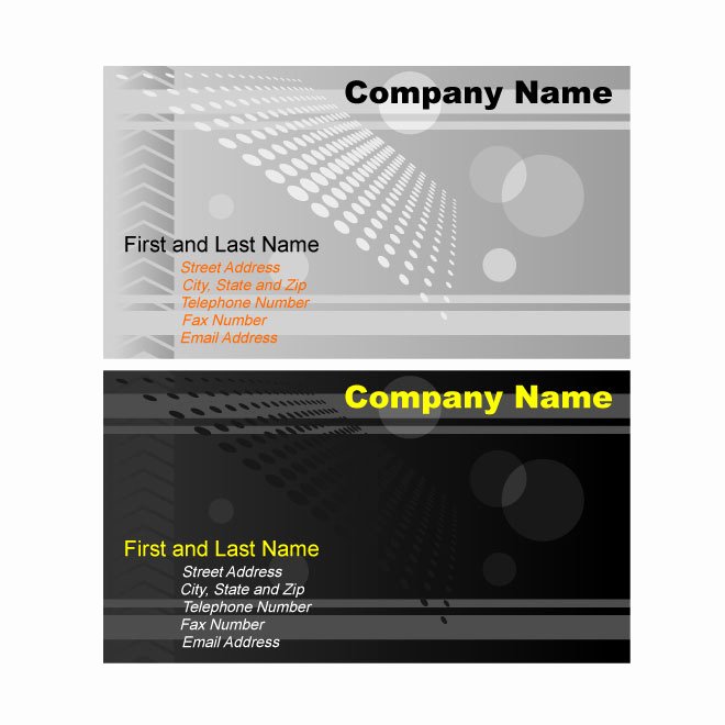 Illustrator Business Card Template Graphics Download at