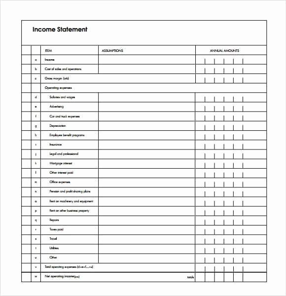 In E Statement Templates Find Word Templates