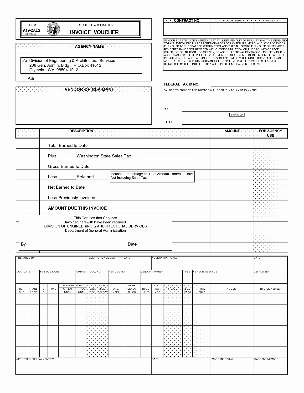 Independent Contractor Invoice Template Free Download