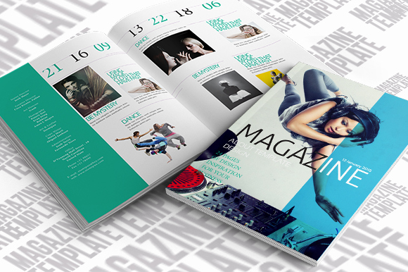 Indesign Magazine Template Magazine Templates On