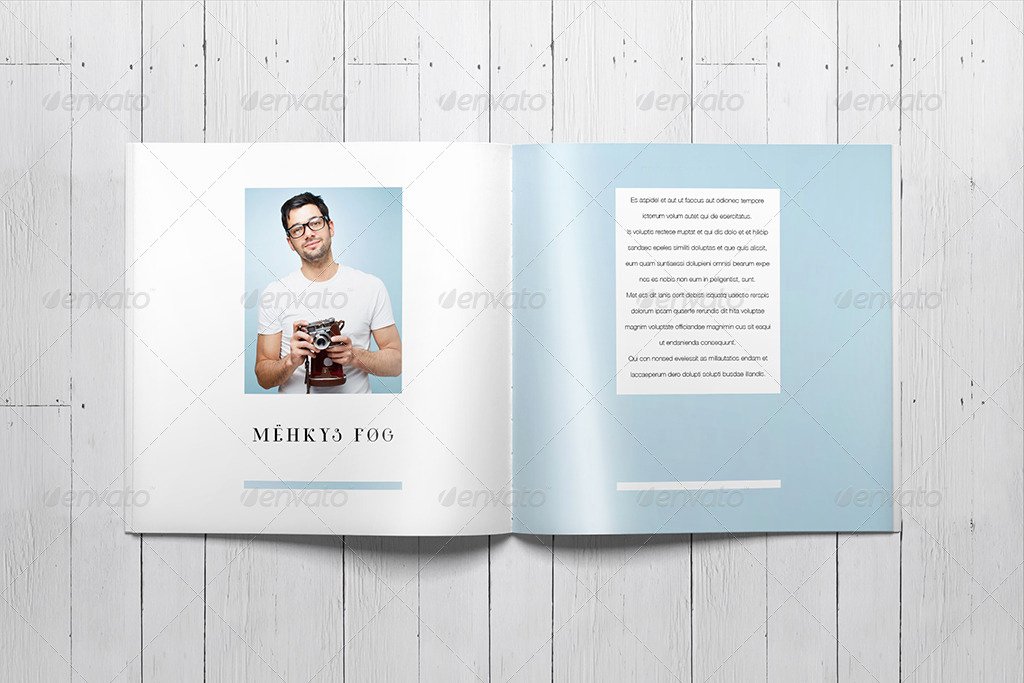 Indesign Square Photo Book Template by Sacvand