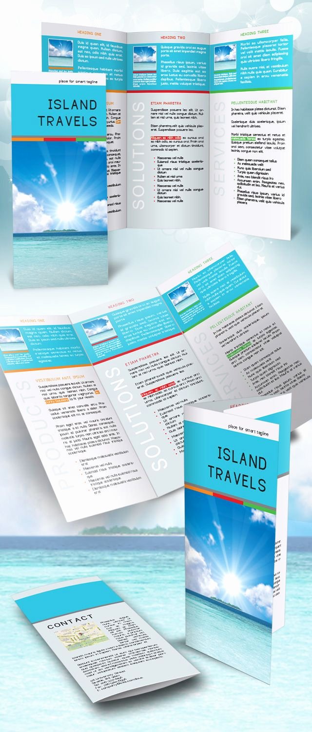 Indesign Tri Fold Brochure Template Free
