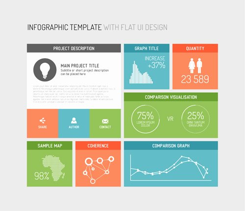 Infographic Template Elements 02 Vector Business Free