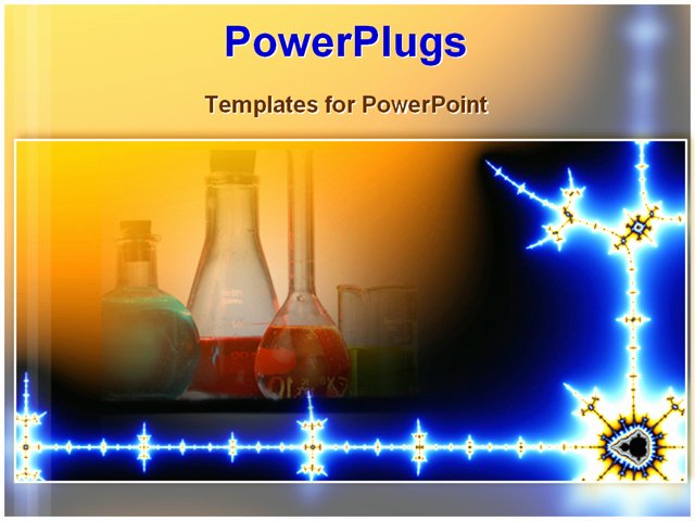 Inside Science Laboratory Powerpoint Template Background