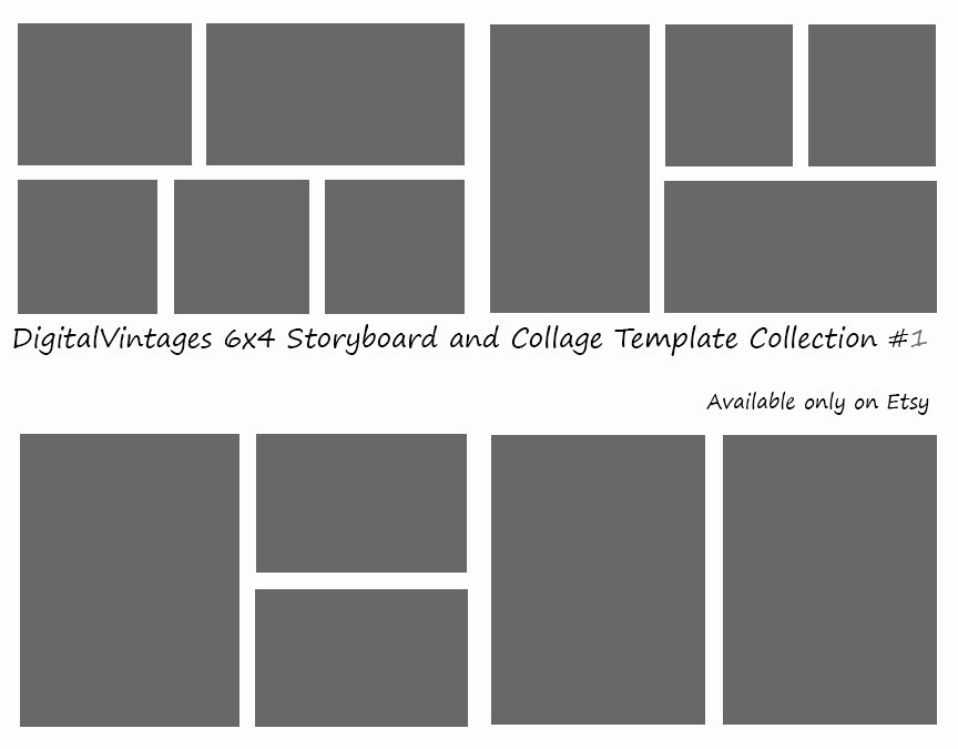 Instant Download 6x4 Storyboard Graphers Template 4