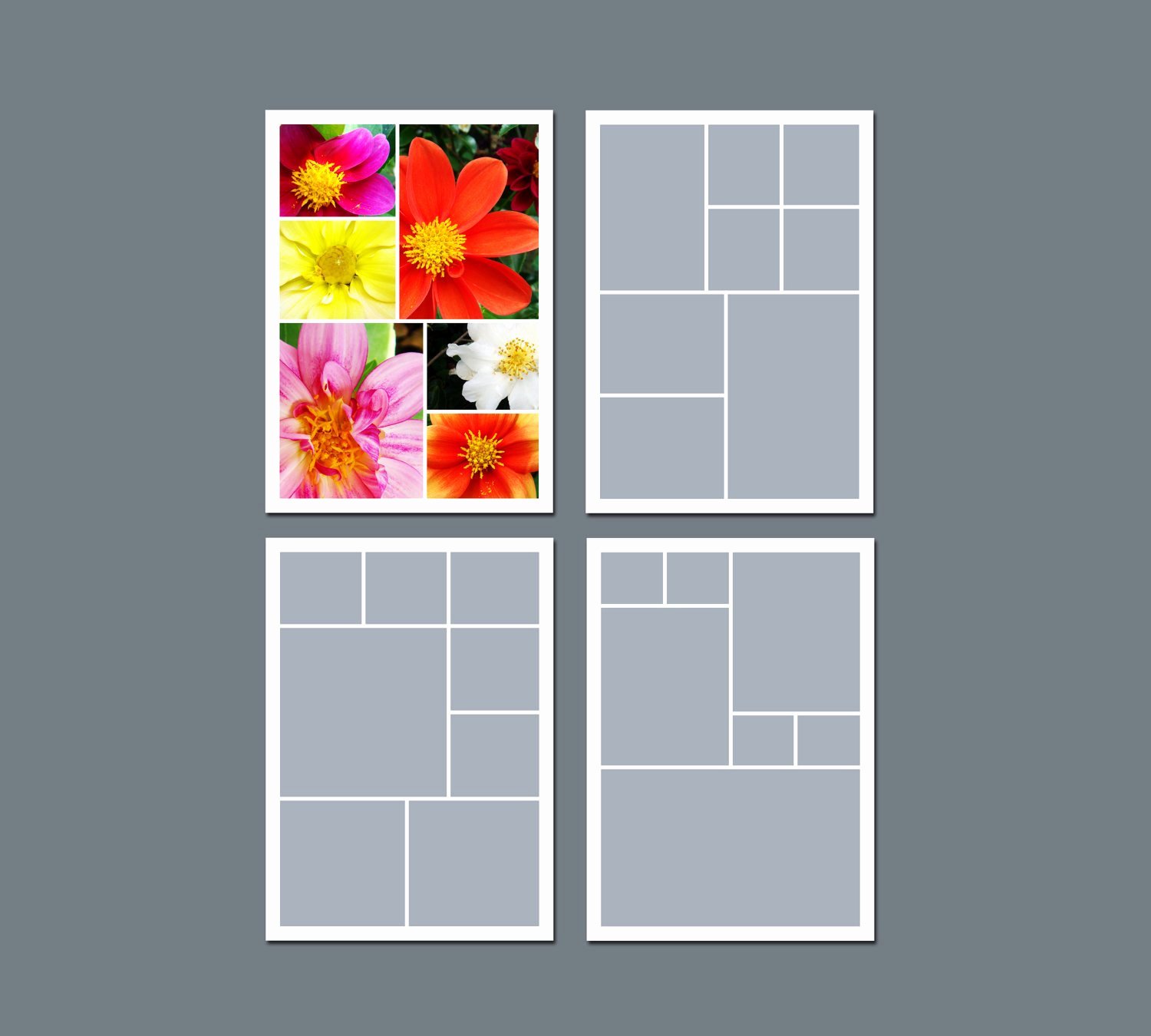 Instant Download Collage Template Digital Template