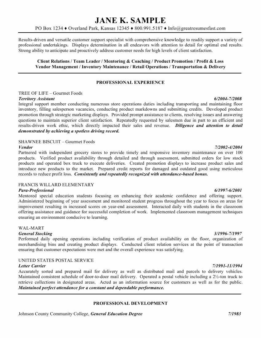 Introduction Examples Goals for Cv – Perfect Resume format