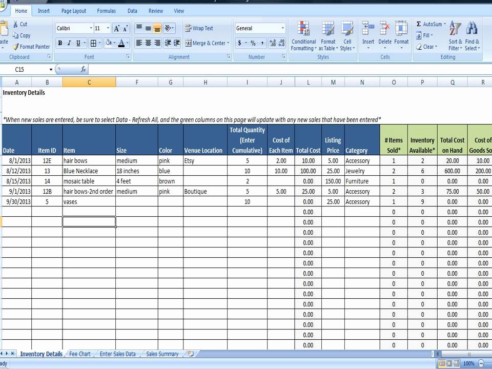 Inventory and Sales Management Inventory Tracking