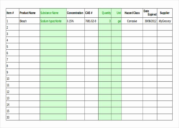 Inventory Spreadsheet Template 14 Free Word Excel Pdf