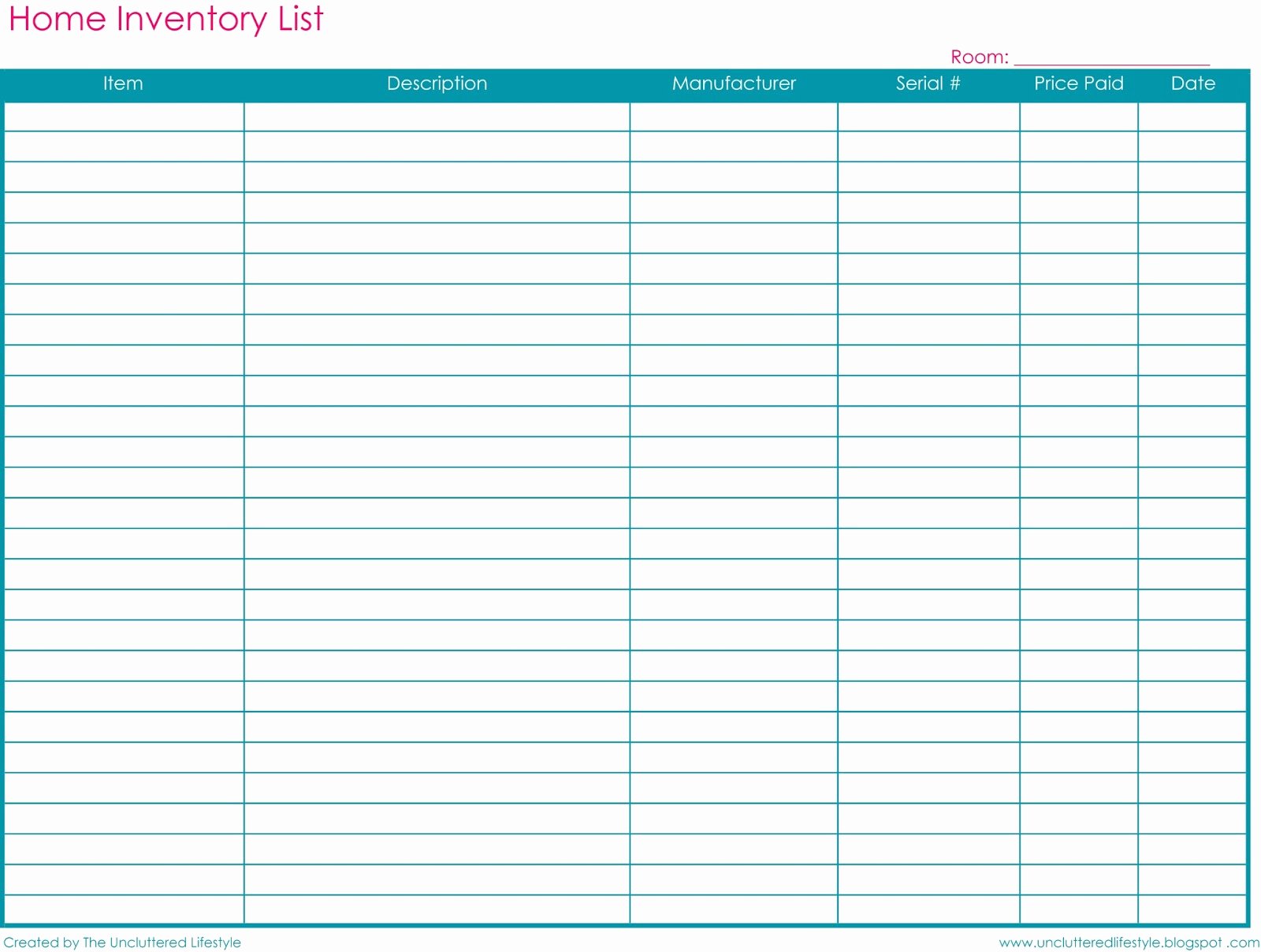 Inventory Spreadsheet Template Free Free Spreadsheet