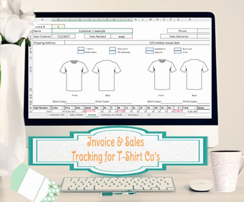 invoice sales system t shirt makers