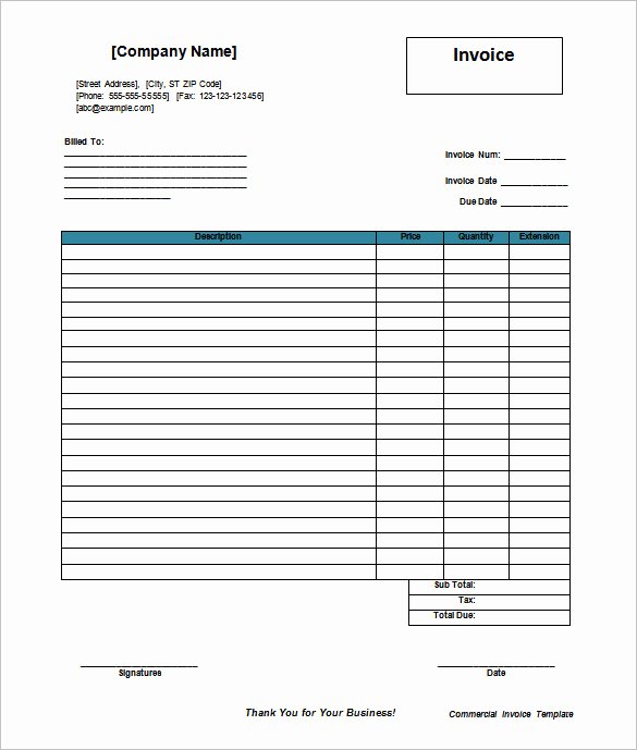 Invoice Template for Mac Line