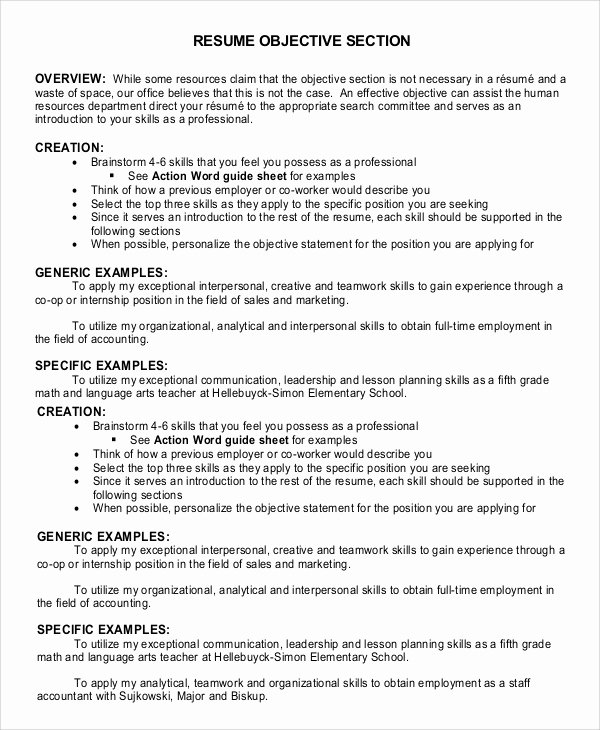 Is Objective Necessary In Resume Best Resume Gallery