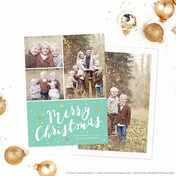 christmas card template for photoshop