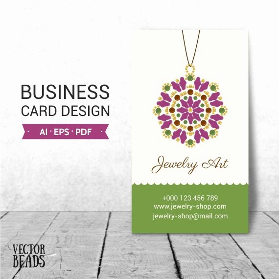 Items Similar to Jewelry Business Card Business Card