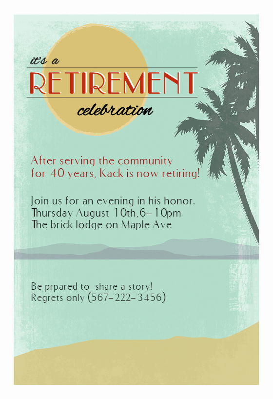 Its A Retirement Celebration Free Retirement &amp; Farewell