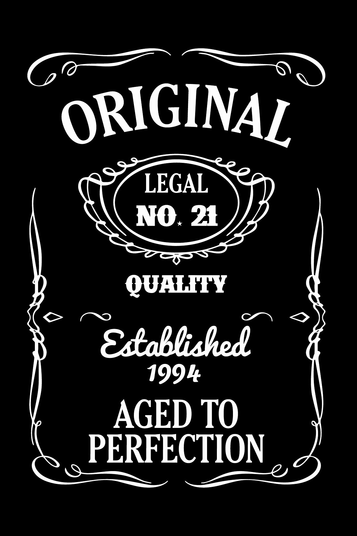 blank jack daniels label template