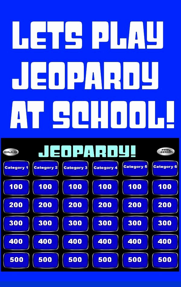 Jeopardy Powerpoint Smartboard Template