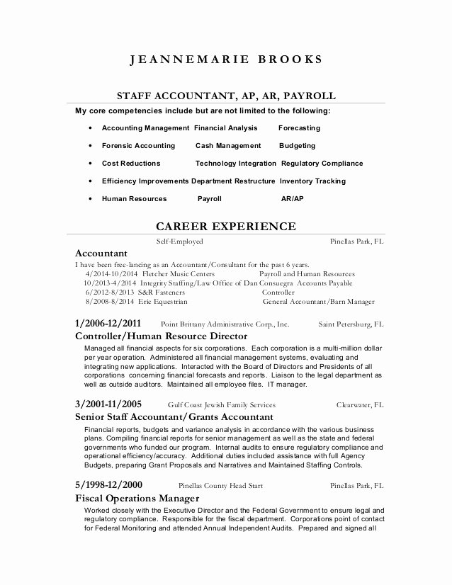 Jmb Resume Accountant