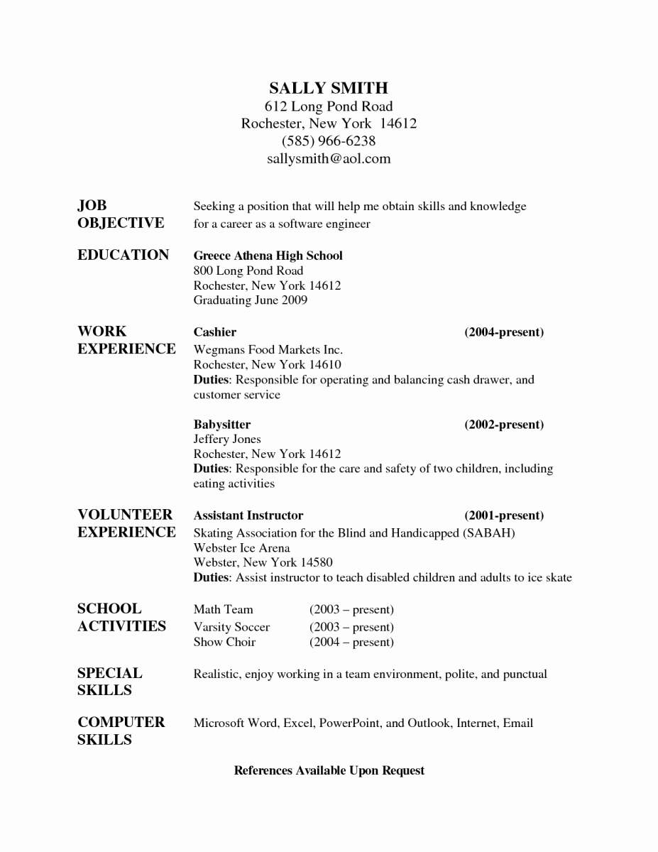 Job Description for Babysitter Resume – Perfect Resume format
