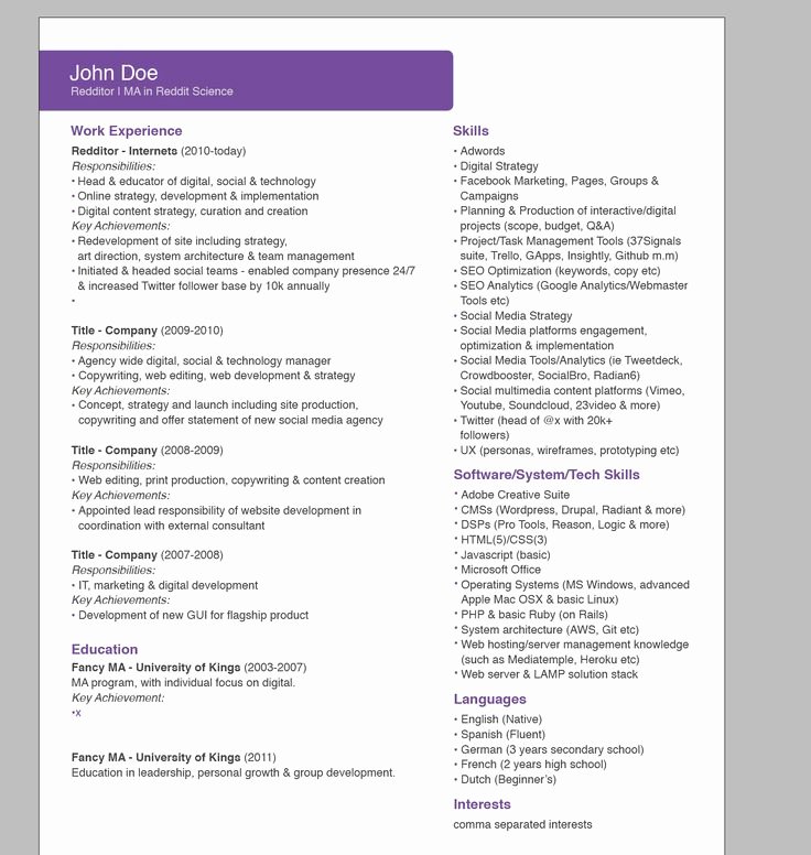 Job Resume Examples Search Results