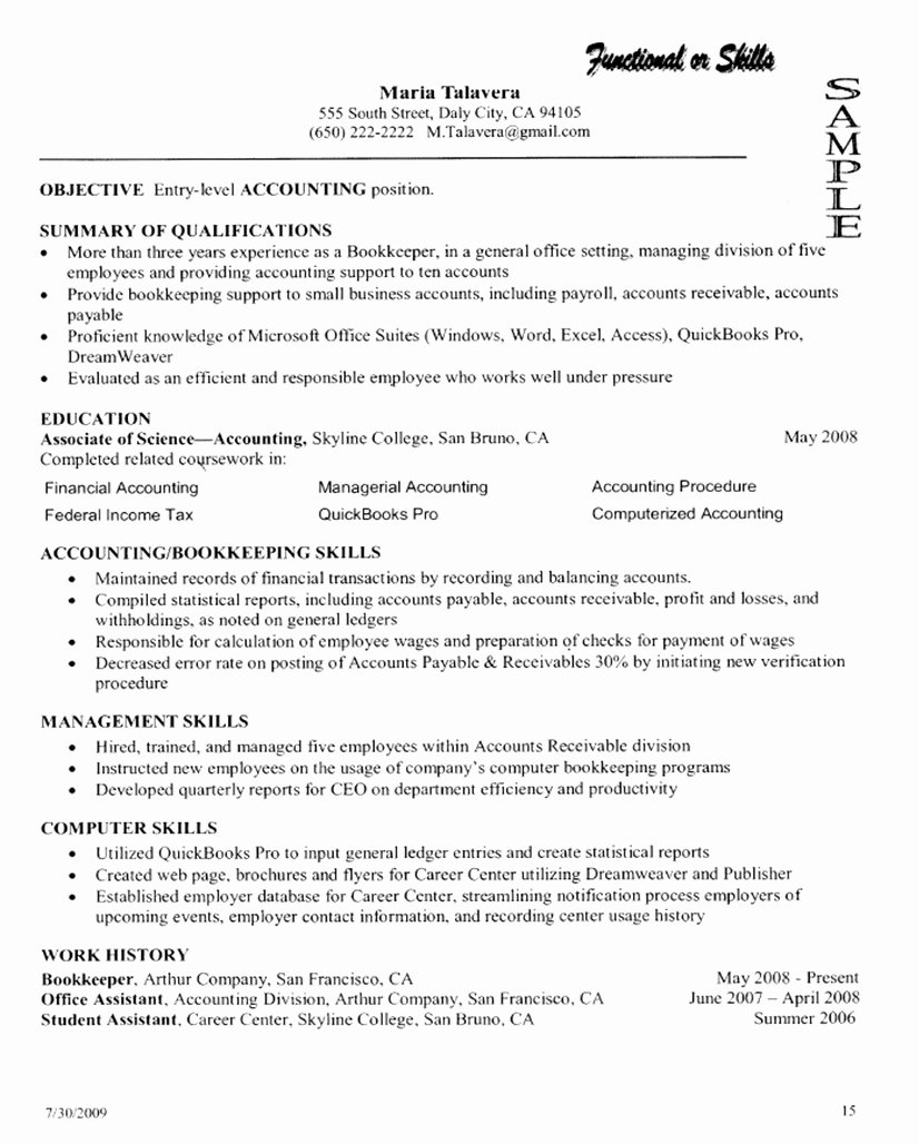 Job Resume Samples for College Students