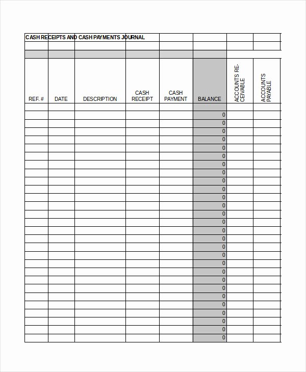 Journal Template 5 Free Excel Documents Download