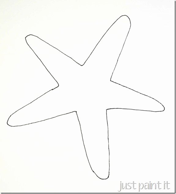 Just Paint It Seashell and Starfish Pattern Printables