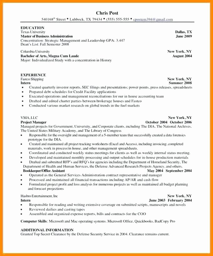 Keywords for Project Manager Resume