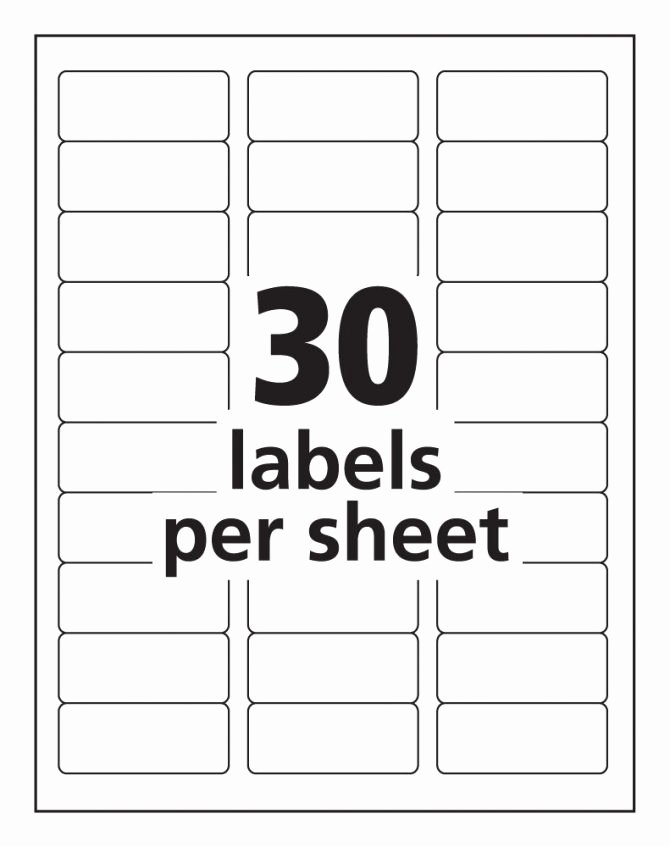Labels Per Sheet Template Excel Avery Xerox Address