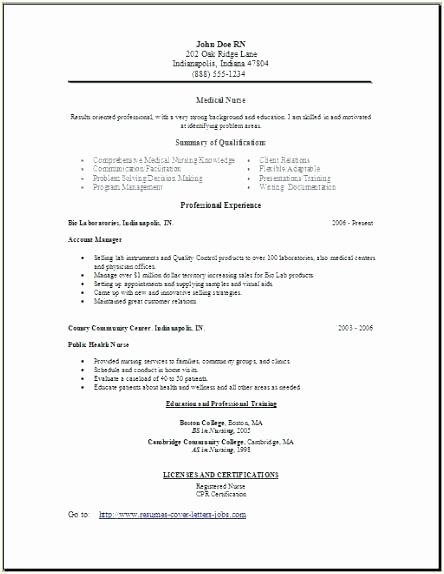 Labor and Delivery Nurse Cover Letter Resume Samples