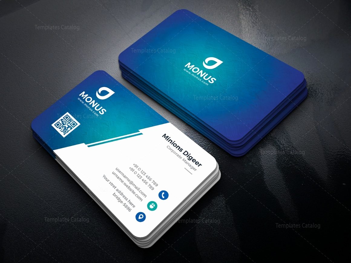 lagoon professional corporate business card template